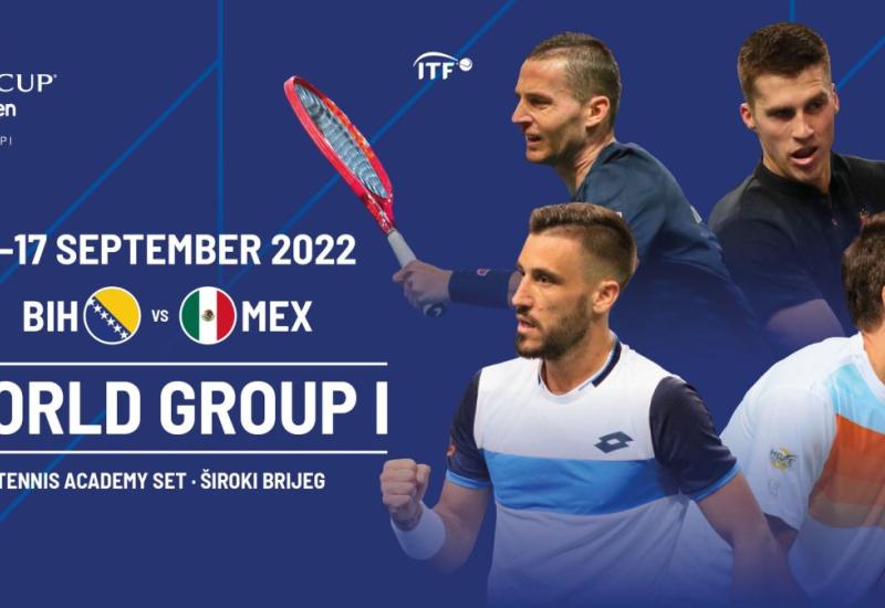 Davis Cup reprezentacija BiH protiv Meksika u Širokom Brijegu 